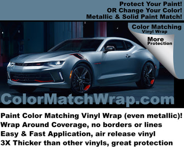 2018 Camaro Vinyl Wrap: Paint Color Matching Vinyl Wrap