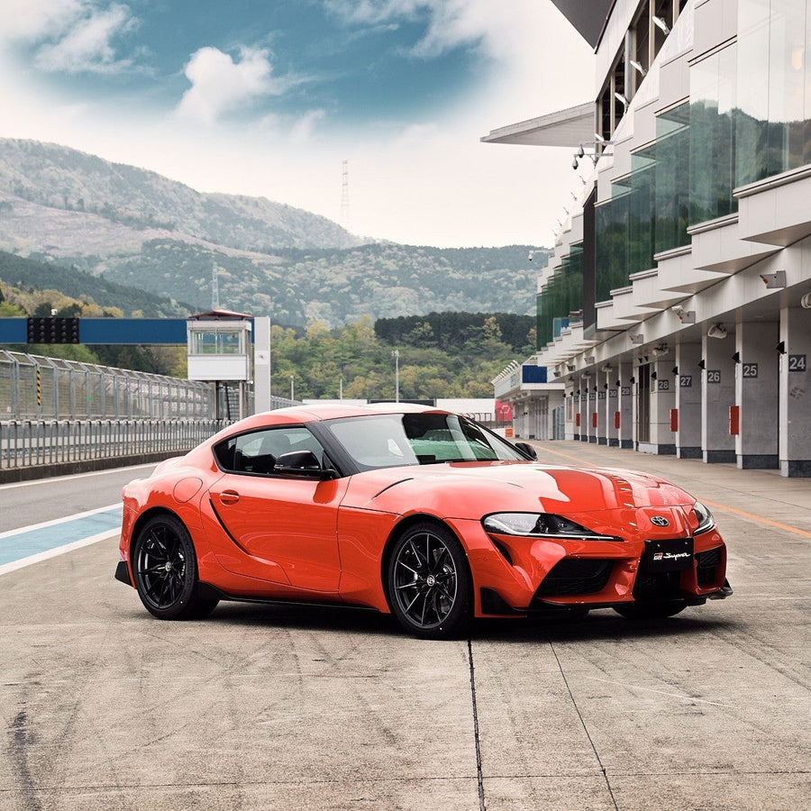 Toyota D19 Orange Color Match Wrap paint-code vinyl project