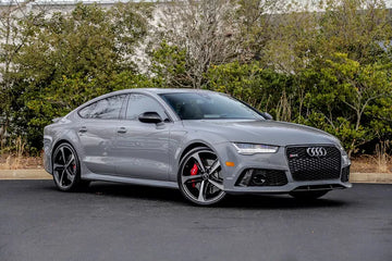 Audi LY7C nardo grey vinyl wrap - paint color match