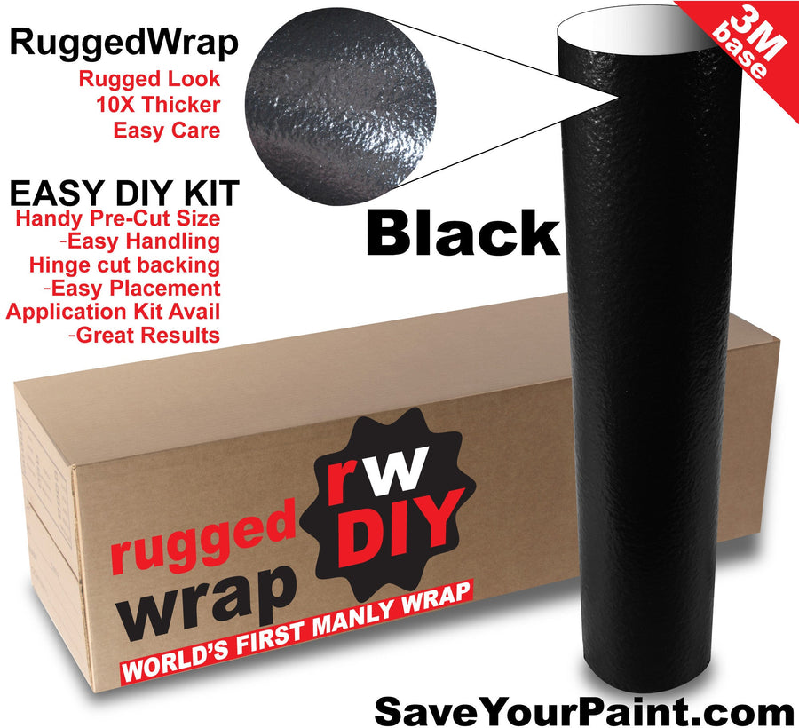 Bed-Liner-Style for Body Panels vehicle wrap project example with Color Match Wrap context
