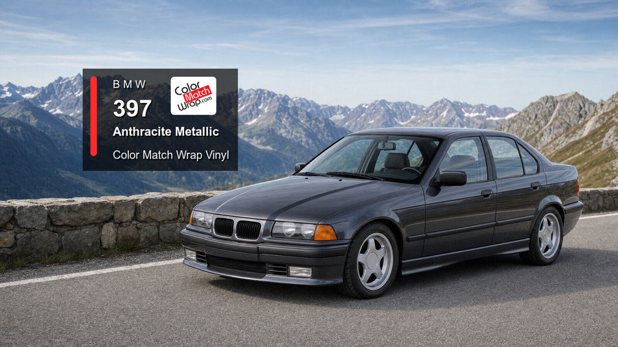 BMW 397 Anthracite Metallic Color Match Wrap vinyl