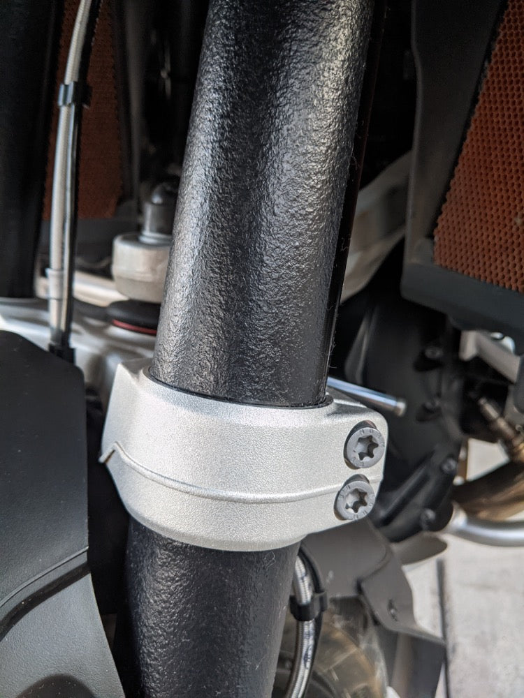 BMW GS 1200 / 1250 Motorcycle Fork & Frame Protector Vinyl Film Color Match Wrap paint-code vinyl project