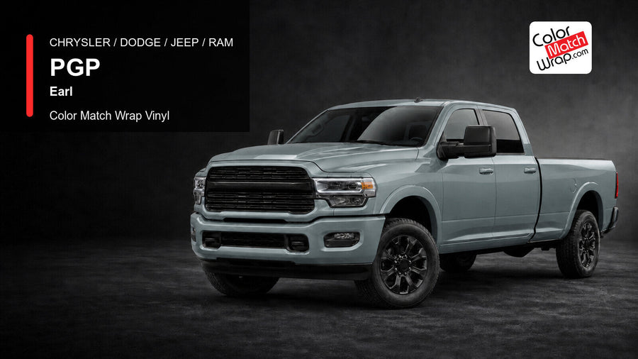 Chrysler / Dodge / Jeep / Ram PGP Earl Color Match Wrap Vinyl generated heavy-duty pickup graphic