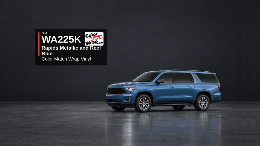GM WA225K / GAL Rapids Metallic Color Match Wrap paint repair planning article image