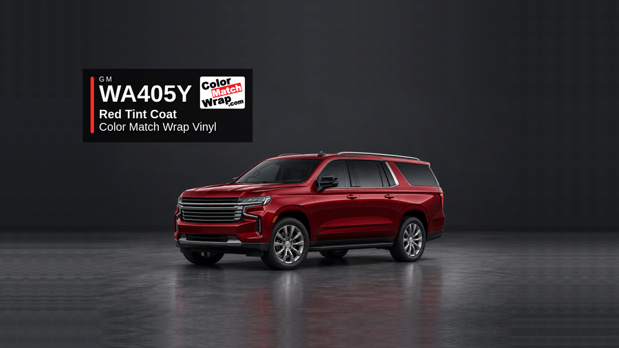 GM WA405Y Red Tint Coat Color Match Wrap blog article image
