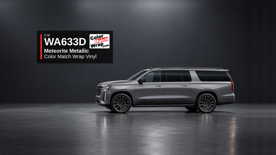 GM WA633D / GNO Thunderstorm Gray Color Match Wrap paint repair planning article image