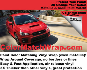 2017 Subaru WRX Wrap: ANY Subaru color in a Vinyl Wrap - protects paint