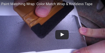 Color Match Wrap: A Paint Code Matching Vinyl Wrap (knifeless tape techniques)