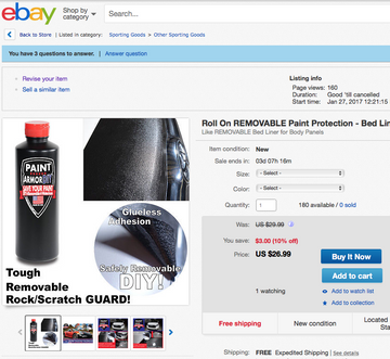 eBay Store is Open