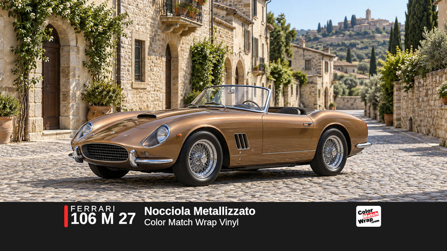 Ferrari 106 M 27 Nocciola Metallizzato Color Match Wrap vinyl