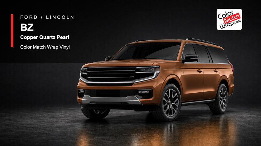Ford / Lincoln BZ Copper Quartz Pearl Color Match Wrap Vinyl generated SUV graphic