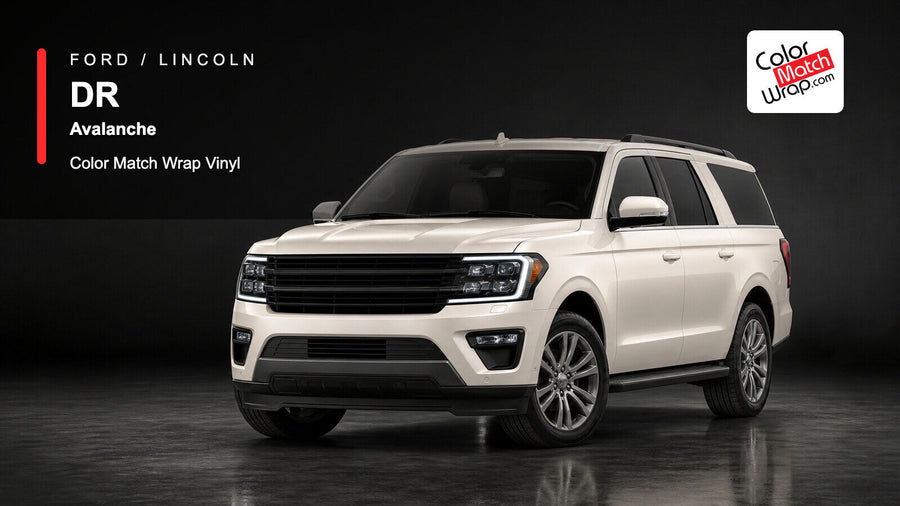 Ford / Lincoln DR Avalanche Color Match Wrap Vinyl generated SUV graphic