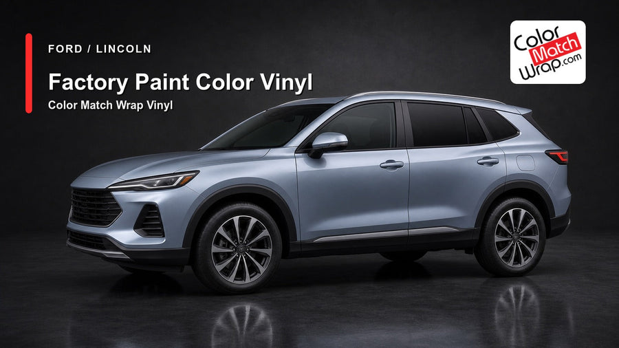 Ford / Lincoln Color Match Wrap factory paint color matching vinyl presentation image
