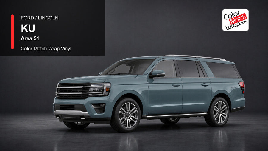 Ford / Lincoln KU Area 51 Color Match Wrap Vinyl generated SUV graphic
