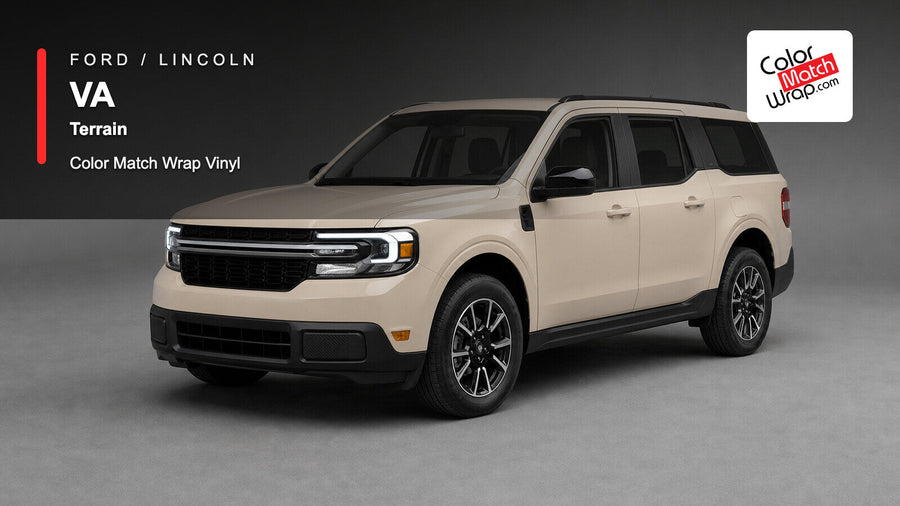 Ford / Lincoln VA Terrain Color Match Wrap Vinyl generated SUV graphic