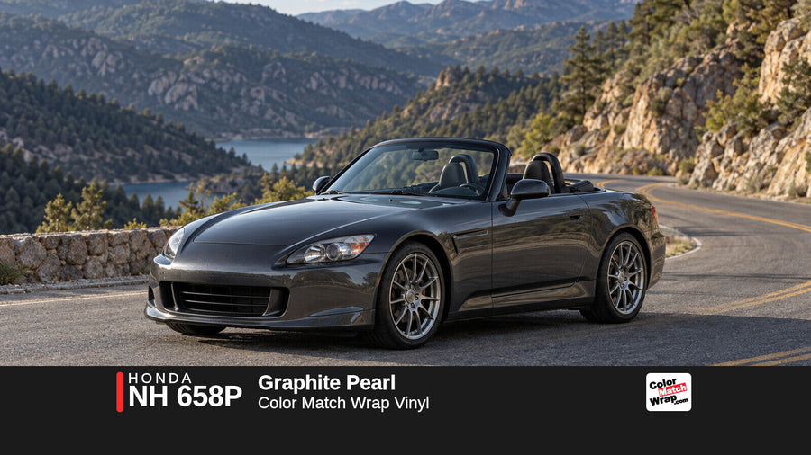 Honda NH 658P Graphite Pearl Color Match Wrap vinyl