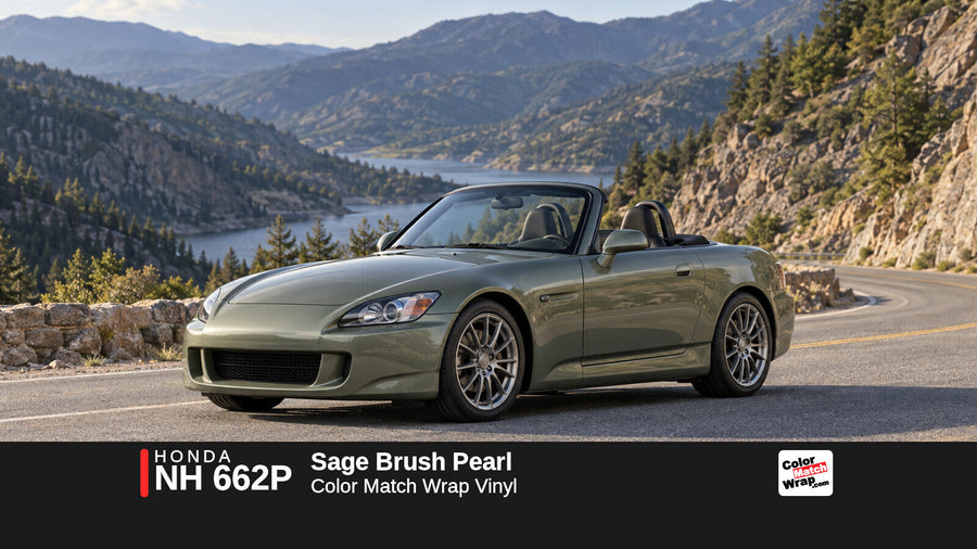 Honda NH 662P Sage Brush Pearl Color Match Wrap vinyl