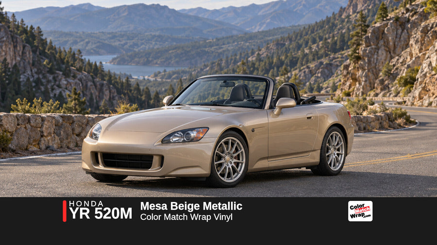 Honda YR 520M Mesa Beige Metallic Color Match Wrap vinyl