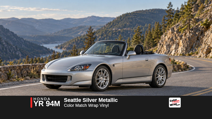 Honda YR 94M Seattle Silver Metallic Color Match Wrap vinyl