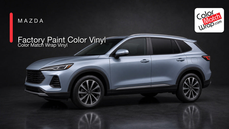 Mazda Color Match Wrap paint-code vinyl standard SUV presentation image