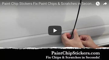 New Video! Fix Paint Scratches & Chips in seconds, get a great match! Paint Chip Stickers!