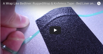 A Wrap Like Bedliner: RuggedWrap (Knifeless Tape Technique) - Bed Liner on Body Panels
