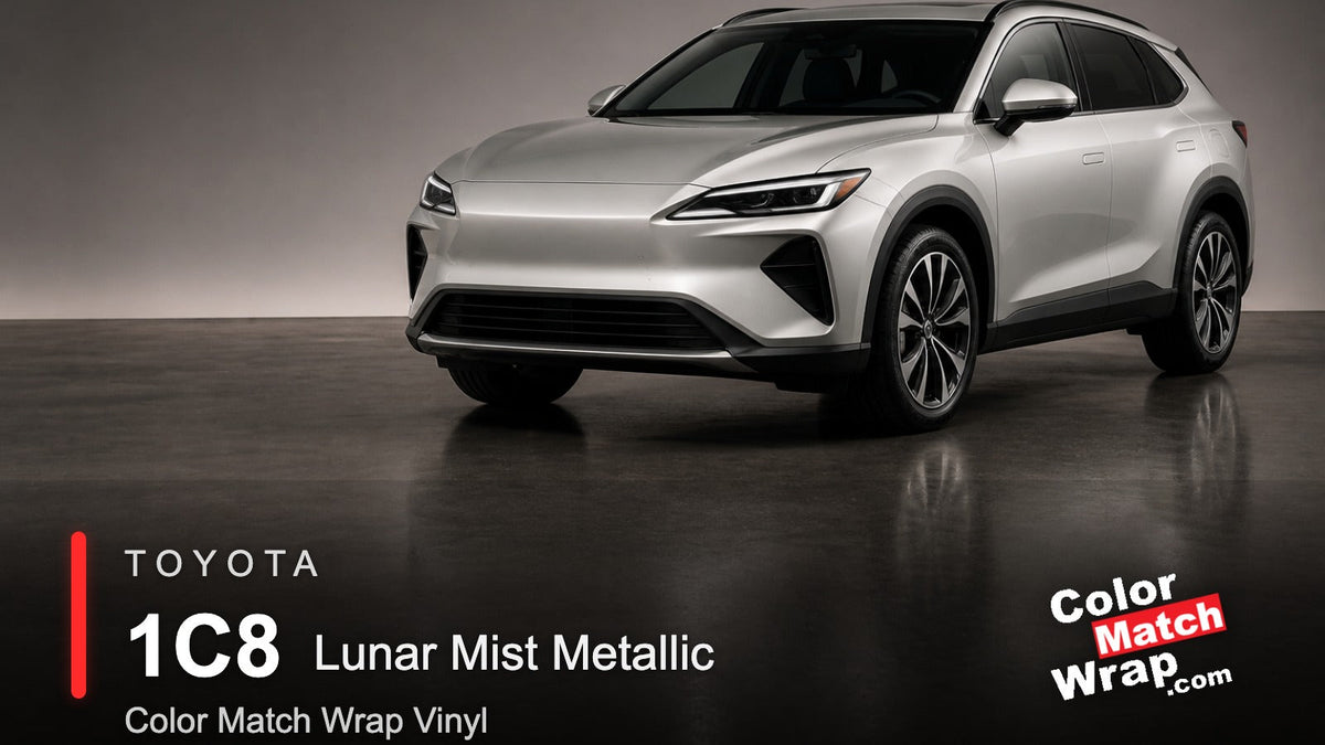 Toyota 1C8 Lunar Mist Metallic Color Match Wrap Vinyl | CMW ...