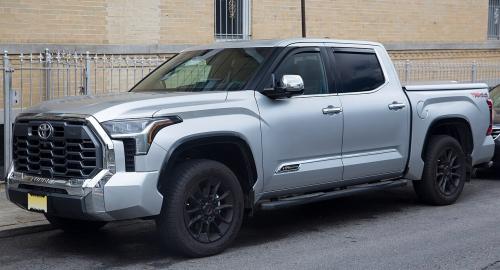Toyota Tundra in Toyota 1J9 Celestial Silver Metallic for paint repair vinyl
