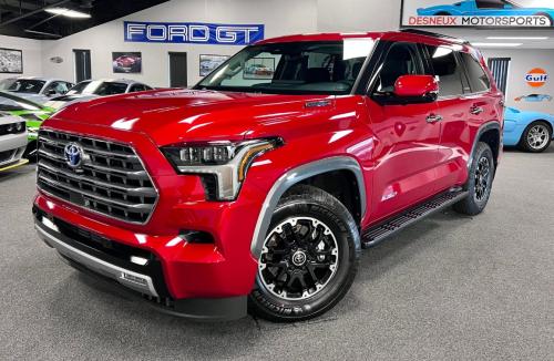 Toyota Sequoia in Toyota 3U5 Supersonic Red for paint repair vinyl