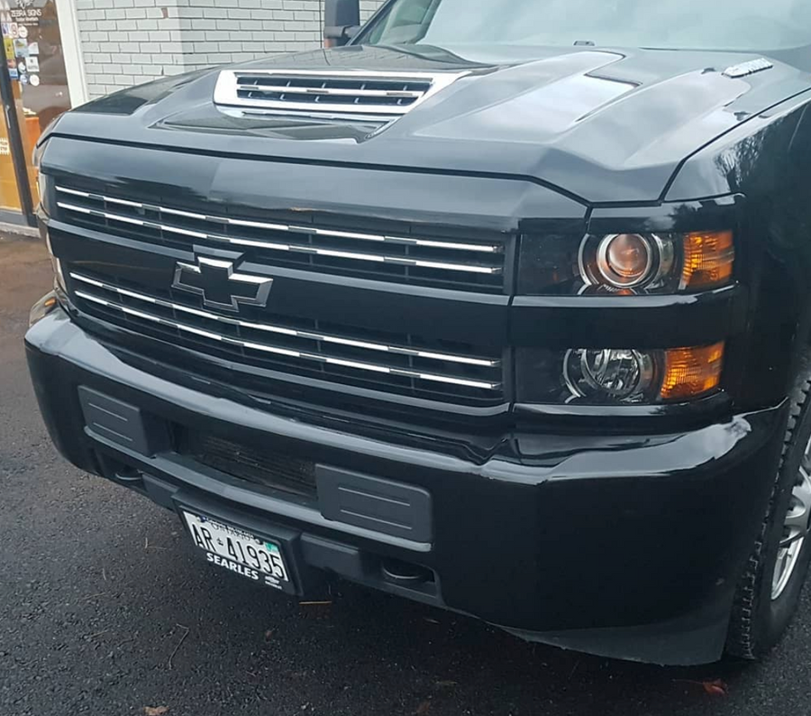 GM WA8555 Black chrome delete Color Match Wrap project