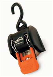 Heavy duty 2 SETS OF 2 EACH SET: Tie-Down Straps, CargoBuckle Retractable Tie-Downs, Ratchet Adjustment, S-hook, 1100 lbs. Working Load, Black, 6 ft. Length - 2 ADDITIONAL S-HOOKS FOR EACH SET SO EACH HAVE AN S-HOOK ON BOTH END