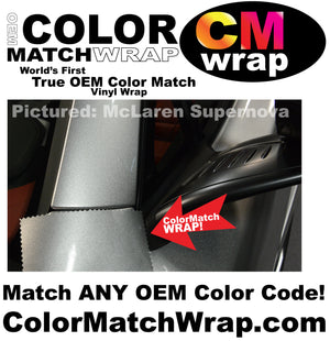 Body Paint color Matching vinyl wrap, oem paint code vinyl wrap