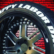 Load image into Gallery viewer, tire letters white glue on
