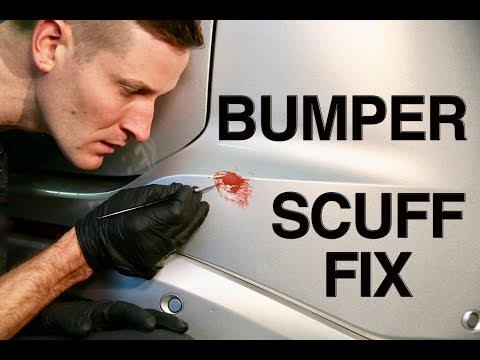 Ammo NY shows how to fix paint scratch with color match wrap vinyl sticker