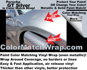 Paint Color Matching vinyl wrap - chrome delete wrap