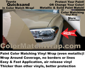 color match wrap toyota 4v6 quicksand